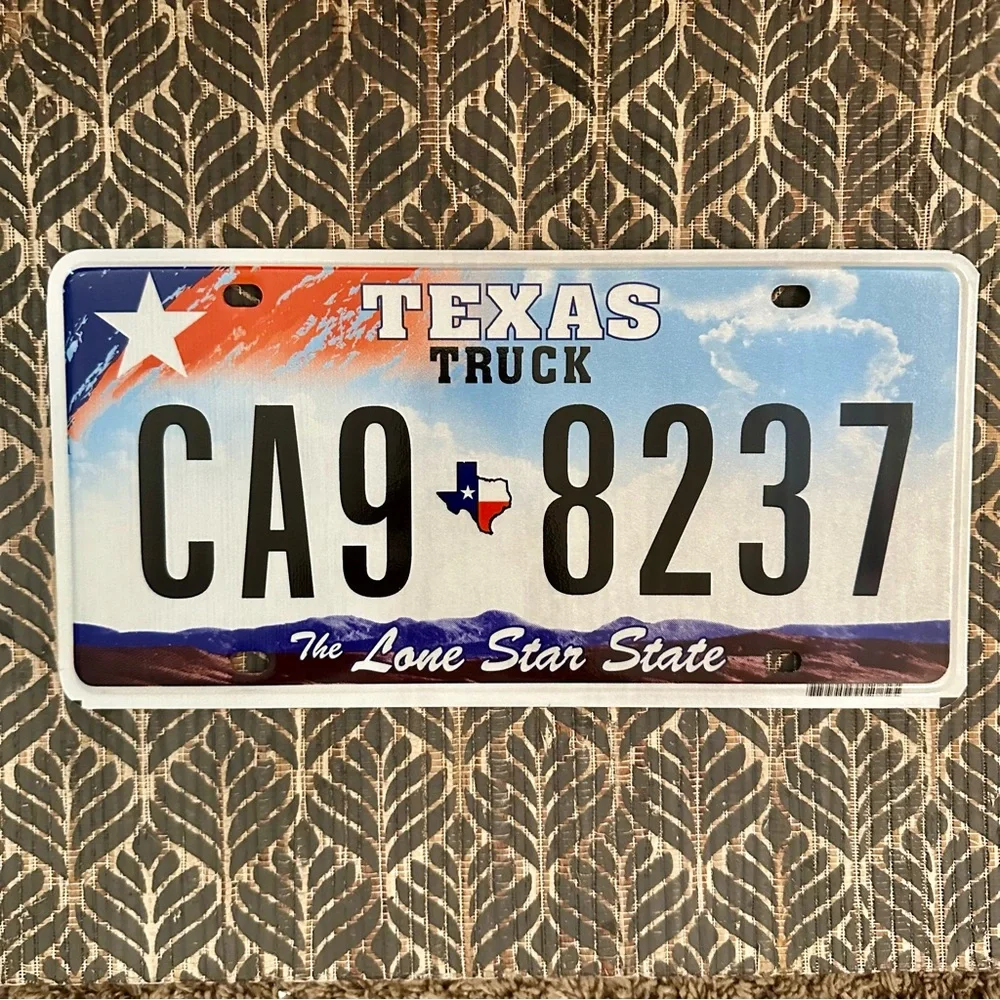 Texas Truck The Lone Star State License Plate